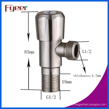 Fyeer High Quality 304 Stainless Steel Brushed Cheap Angle Vlave
